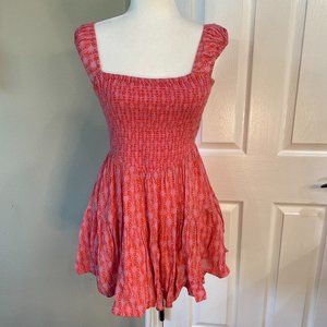 FREE PEOPLE pink mini dress